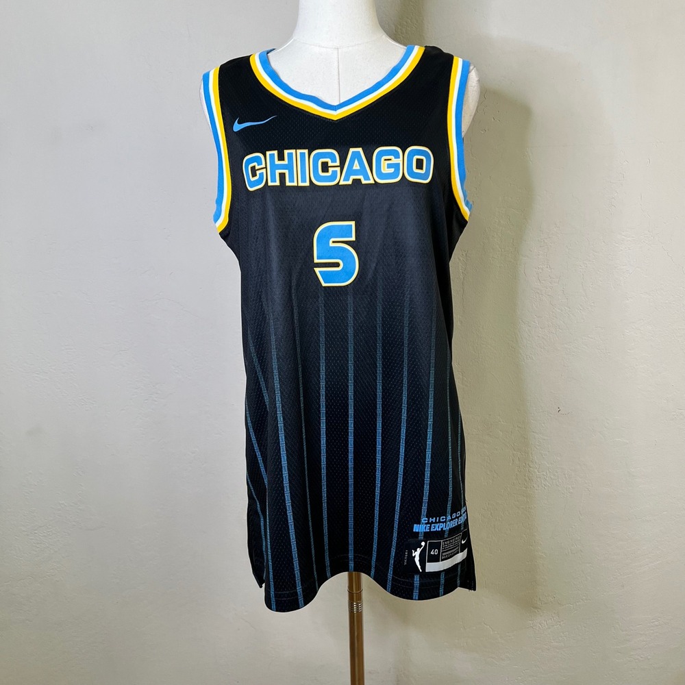 Chicago Sky Angel Reese Nike Basketball Jersey Womens S Black New Explorer Ed.